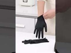Gants résistants de nitriles des gants 4mil 5mil 6mil de nitriles de ménage industriel