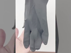 Les gants jetables mécaniques des véhicules à moteur de latex saupoudrent les gants libres d'examen