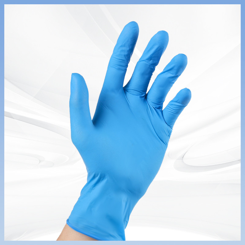 Gants en nitrile en gros personnalisés 9 pouces épaisseur de gant jetable de nitrile pour la protection des mains