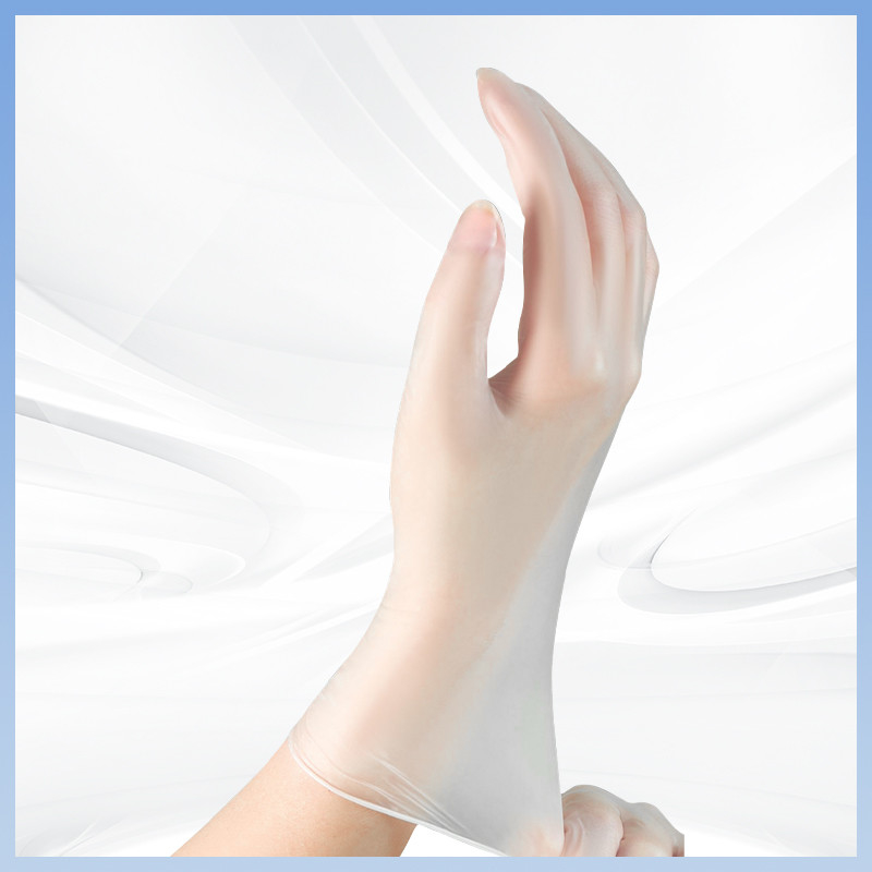 Gants jetables de PVC de doigts transparents confortables pour toucher plus confortable pour employer