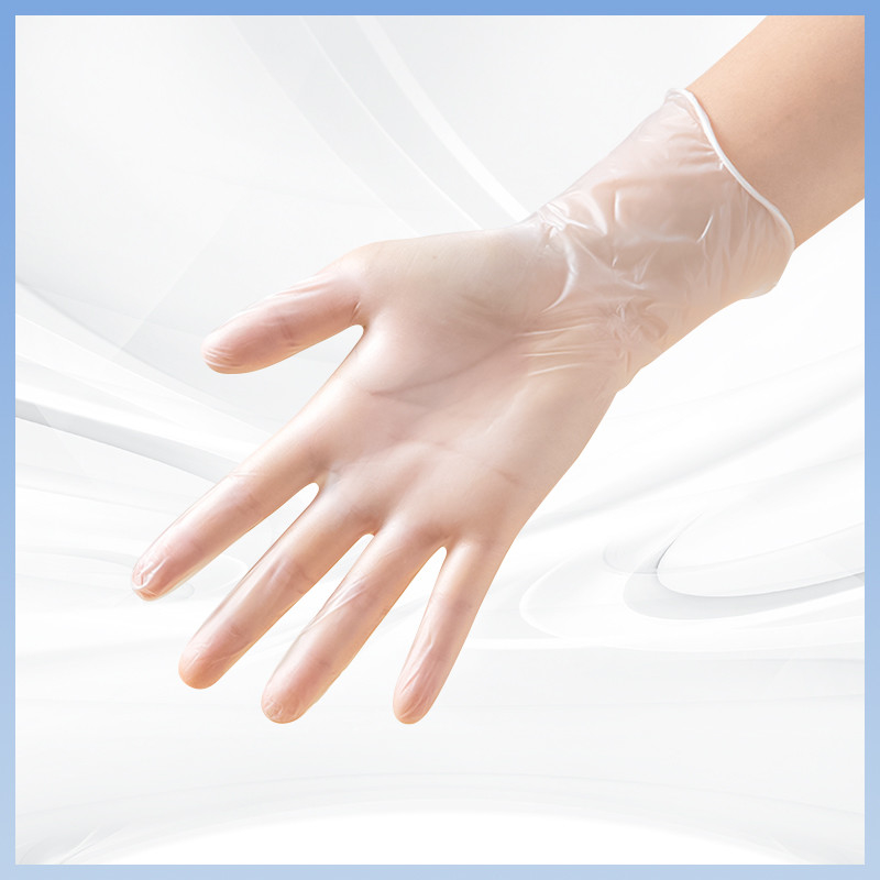 Gants jetables de PVC de doigts transparents confortables pour toucher plus confortable pour employer