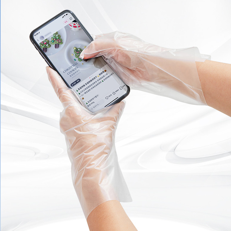 Gants TPE jetables non toxiques pour une manipulation sûre et facile des aliments Taille XL
