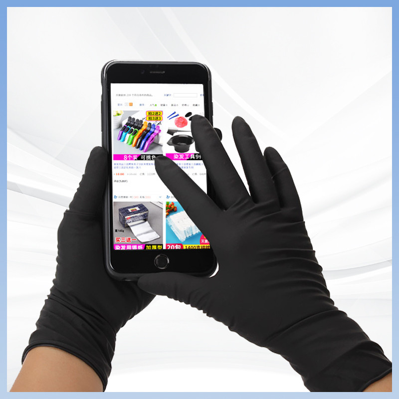 Gants en latex sans poudre médicale fabriqués en Chine Gants en latex jetables pour les aliments avec logo personnalisable