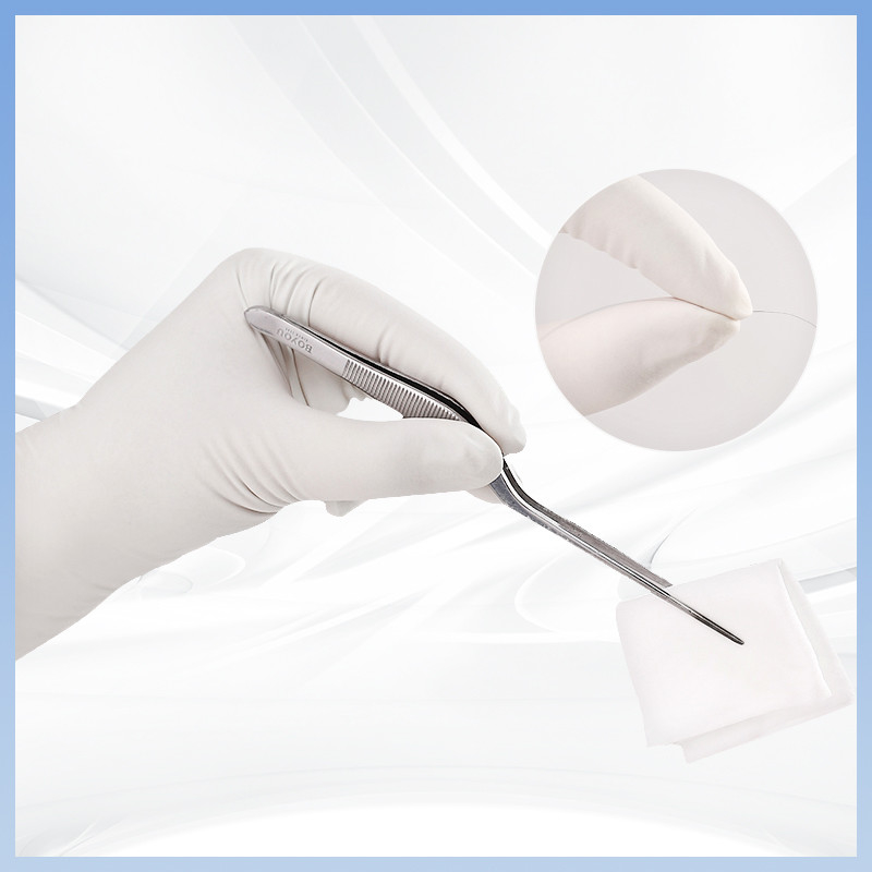 Logo personnalisable Blanc essentiel pour tout lieu de travail Gants en latex jetables pour une protection optimale